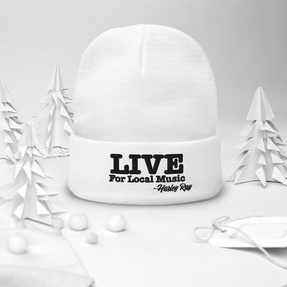 LIVE For Local Music Signature Beanie