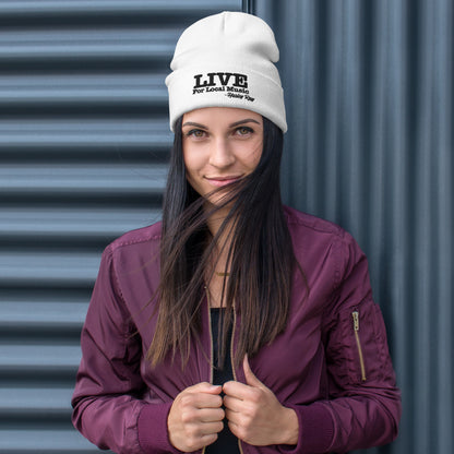 LIVE For Local Music Signature Beanie