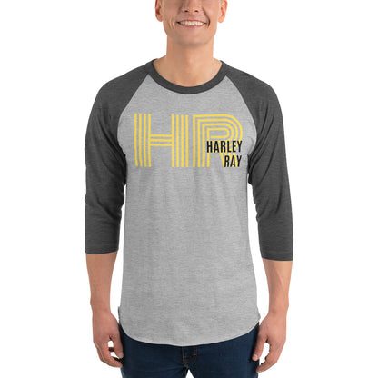 HR Harley Ray 3/4 sleeve raglan shirt